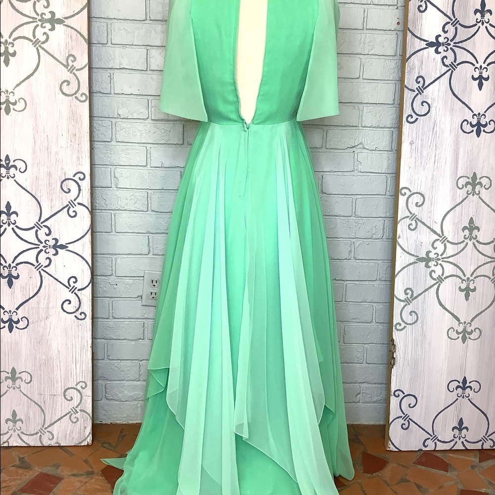Vintage Flowy Fairy Princess Layered Chiffon Dress - Picture 10 of 16